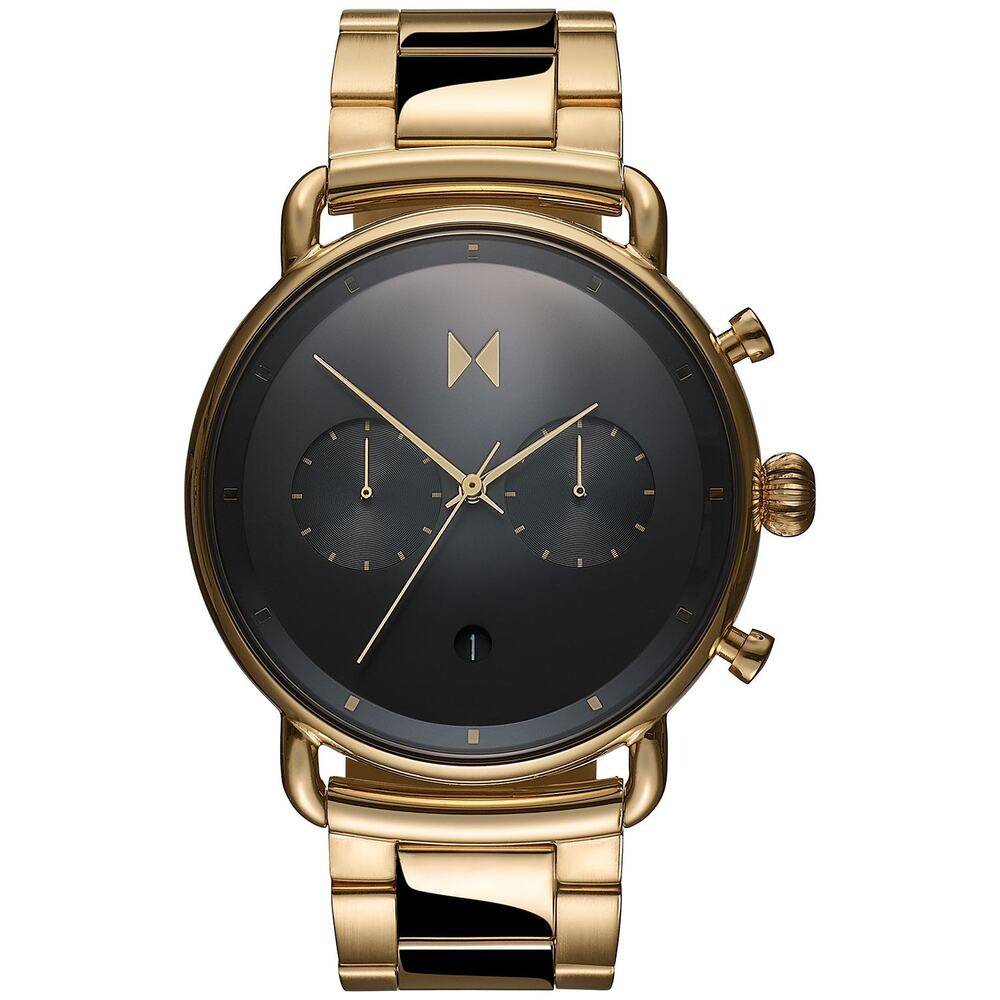 MVMT Men's Blacktop Stinger Champion Gold-Tone Bracelet Watch, 47mm NEW